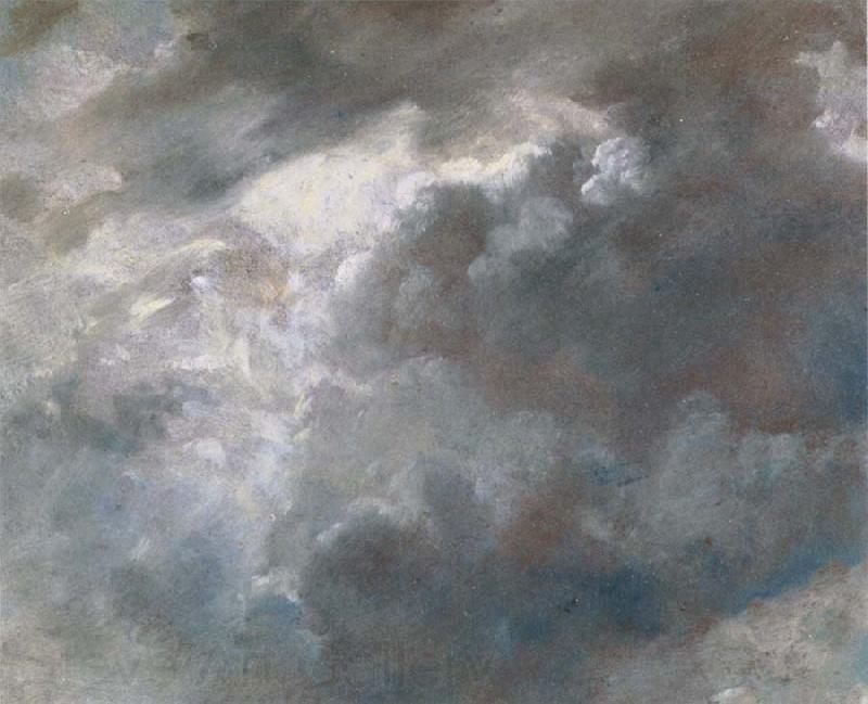 John Constable Sun bursting through dark clouds